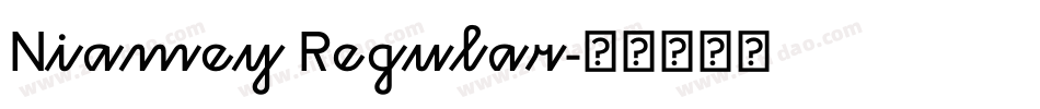Niamey Regular字体转换